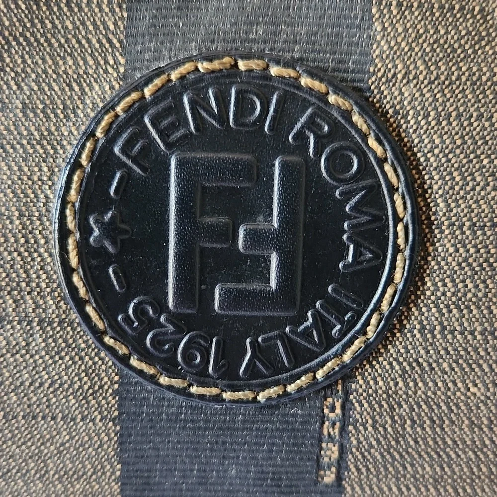 FENDI Pequin Boston Bag w/COA & dustbag - Picture 3 of 16